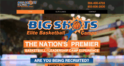 Desktop Screenshot of bigshotsbasketballcamp.com